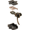 Kadee #23 HO Scale 20-Series Plastic Couplers with Gearboxes - Short (1/4") Centerset Shank