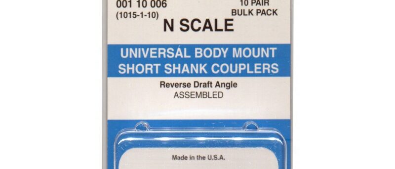 Micro Trains 00110006 (1015-1-10)   N Universal BMC Short Shank Assembled (10pr)