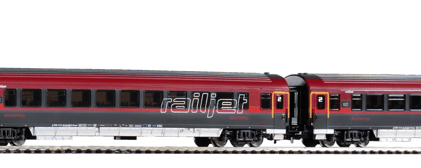 Piko 58131  Set Rh 1216 Electric locomotive + 3 Cars Railjet, ÖBB