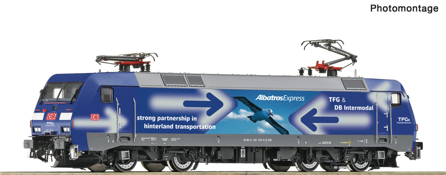 Roco 73168  Electric locomotive class 152 "AlbatrosExpress", DB AG