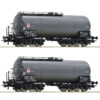 Roco 76017  2 piece set: Tank wagons, PKP