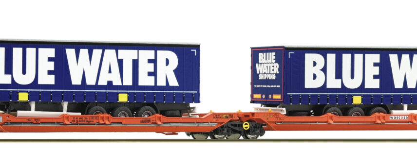 Roco 77387  Articulated double pocket wagon T3000e, Wascosa