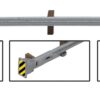 Walthers SceneMaster 4176  Roadway Guardrails -- Kit - 200' 60.9m Scale Long