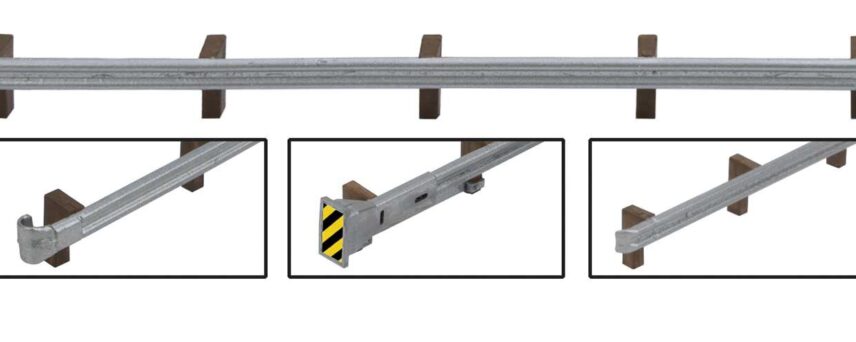 Walthers SceneMaster 4176  Roadway Guardrails -- Kit - 200' 60.9m Scale Long
