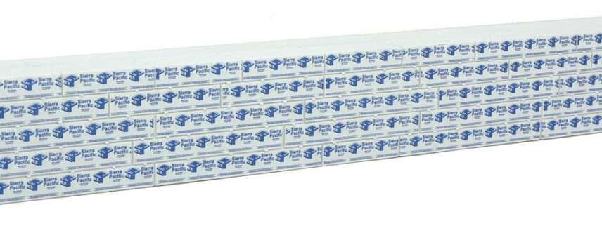 Walthers SceneMaster 3160  Wrapped Lumber Load for WalthersMainline 72' Centerbeam Flatcar - Sierra Pacific