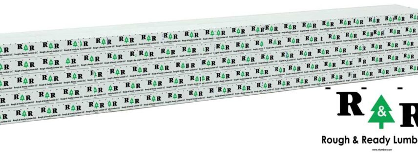 Walthers SceneMaster 3166  Wrapped Lumber Load for WalthersMainline 72' Centerbeam Flatcar - Rough & Ready Lumber (black, green)