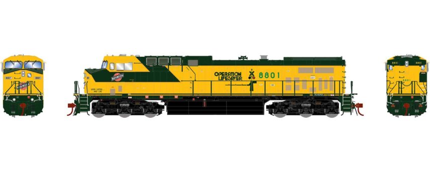 Athearn Genesis 31547  Diesel Locomotive G2 AC4400CW, C&NW #8801
