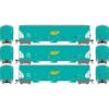 Athearn Genesis 97150   HO Trinity 3-Bay Hoppers, DJTX #96034/96040/96067 (3 pack)