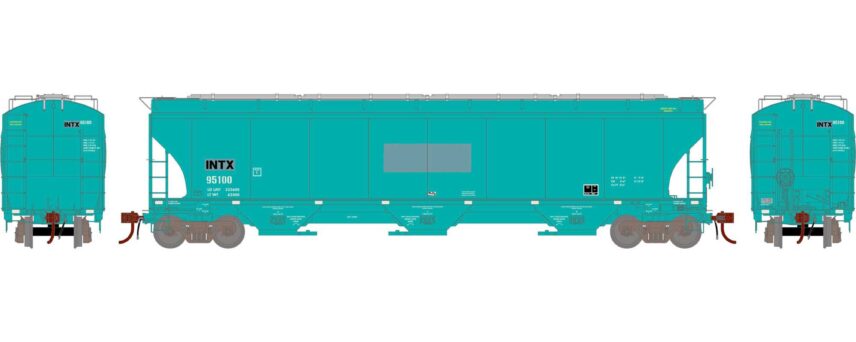 Athearn Genesis 97151   Trinity 3-Bay Hoppers, INTX #95100