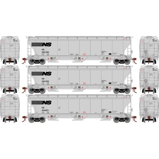 Athearn Genesis 97169   Trinity 3-Bay Hoppers, NS #294182/294193/294201 (3 Pack)