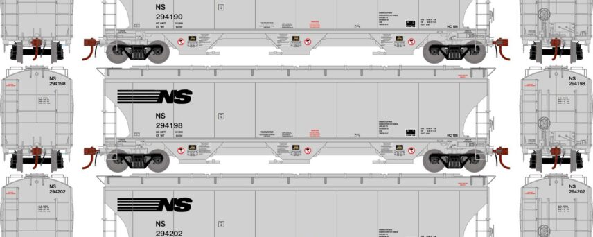 Athearn Genesis 97170   Trinity 3-Bay Hoppers, NS #294190/294198/294202 (3 Pack)
