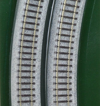 Kato 20130  N 348mm (13 3/4") Radius 30º Curve Track [4 pcs]
