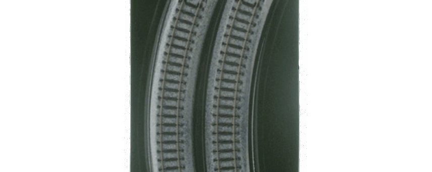 Kato 20170  N 216mm (8 9/16") Radius 45º Curve Track [4 pcs]