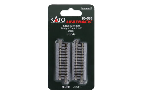 Kato 20030  N Straight Roadbed Track 64mm (2 1/2") [4 pcs]
