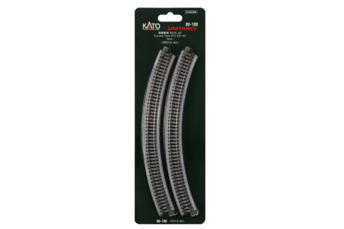 Kato 20120  N 315mm (12 3/8") Radius 45º Curve Track [4 pcs]