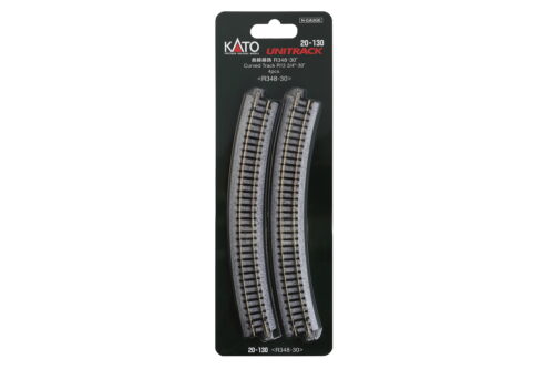 Kato 20130  N 348mm (13 3/4") Radius 30º Curve Track [4 pcs]