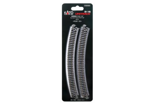 Kato 20140  N 381mm (15") Radius 30º Curve Track [4 pcs]