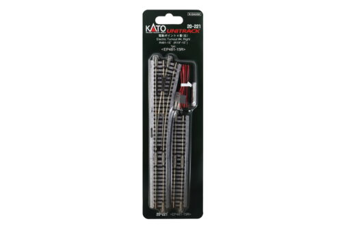 Kato 20221  N #4 Right Turnout with 481mm (19") Radius Curve