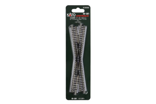 Kato 20301  N 186mm (7 5/16") Right Hand 15º Crossing