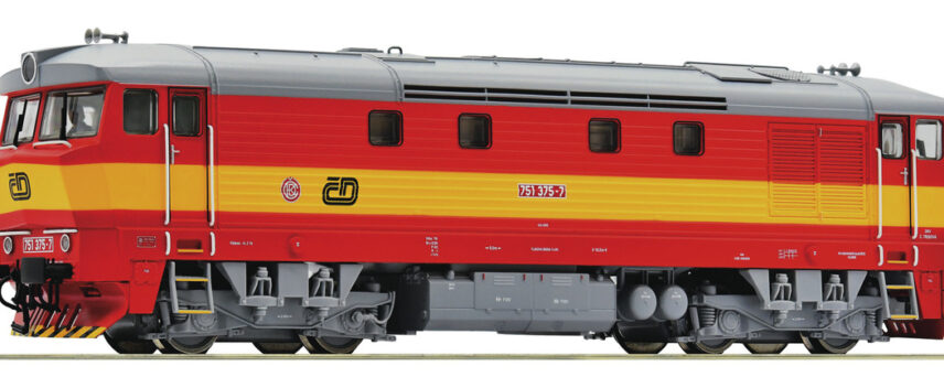 Roco 70922  Diesel locomotive class 751, CSD