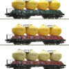 Roco 77001   3 piece set: Silo wagons, CSD