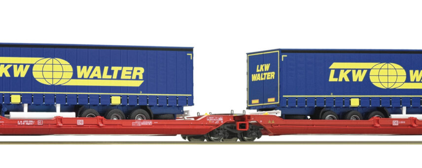 Roco 77385  Articulated double pocket wagon T3000e, DB AG
