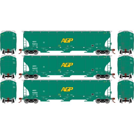 Athearn Genesis 97157   HO Trinity 3-Bay Hoppers, AGPX #96016/96037/96085 (3 Pack)
