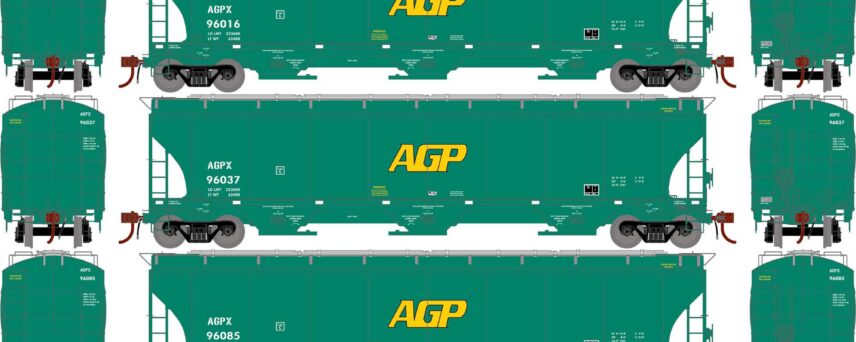 Athearn Genesis 97157   HO Trinity 3-Bay Hoppers, AGPX #96016/96037/96085 (3 Pack)