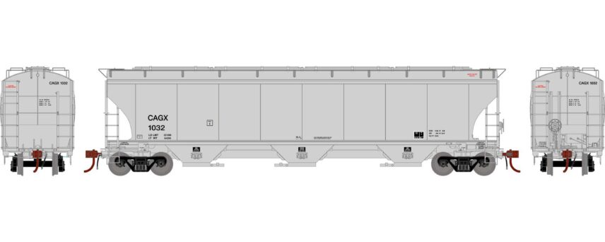 Athearn Genesis 97144   Trinity 3-Bay Hoppers, CAGX #1301