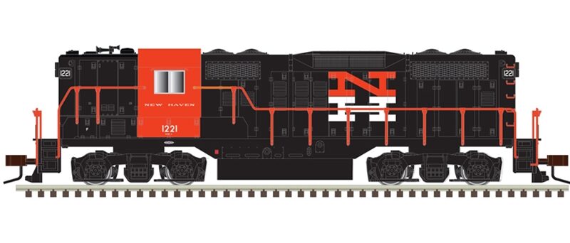 Atlas 40005350   GP-9 TT Silver, New Haven #1210