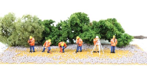Bachmann Trains 33121  SceneScapes -- Highway Maintenance Crew Pkg(6)