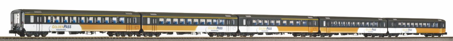 Piko 94399   N 5-piece passenger coaches EW I Golden Pass, BLS