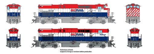 Rapido Trains 33532  MLW M420 + M420B, BCR - Red, White & Blue Scheme: #641 + #681 (DCC/Sound)