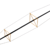 Walthers Cornerstone 2955  Support Trusses for Guywires and Piping -- Photo-Etched Kit
