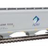 Walthers Mainline 7684   HO 60' NSC 5150 3-Bay Covered Hopper, Archer-Daniels-Midland ADMX #52360