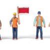 Walthers SceneMaster 6067  Railroad Track Workers Pkg(6)
