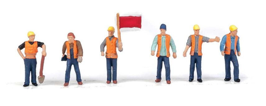 Walthers SceneMaster 6067  Railroad Track Workers Pkg(6)