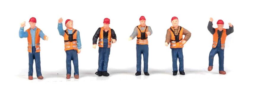 Walthers SceneMaster 6065  Railroad Yard Crew Pkg(6)