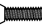 WalthersTools 1045   00-90 Brass Flat Head Machine Screws -- 3/8 x .047" .32 x .12cm pkg(12)