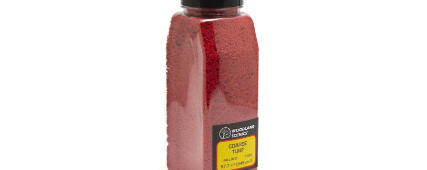 Woodland Scenics T1355  Coarse Turf Fall Red Shaker