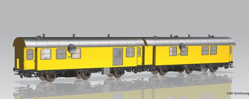 Piko 55918   2-car Construction train set 3yg "Bahnbau" DB AG (DCC/Sound)