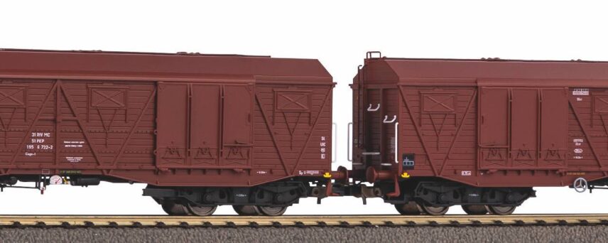 Piko 58259   2 Set High-Capacity boxcar, PKP
