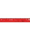 Rapido Trains 147001-1  Marine Industries Bulkhead Flatcar: CP Rail - Action Red #317000