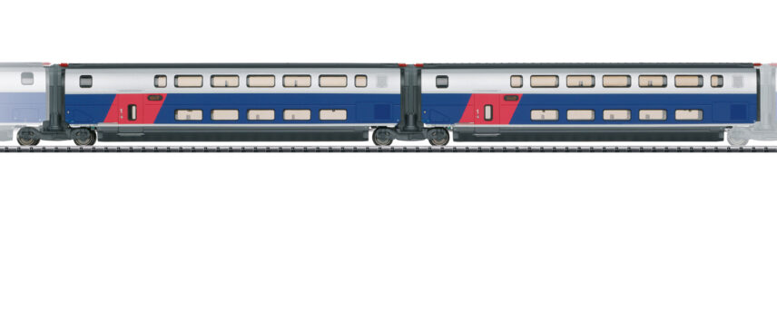 Trix 23487  Add-on car set 1 for the TGV Euroduplex