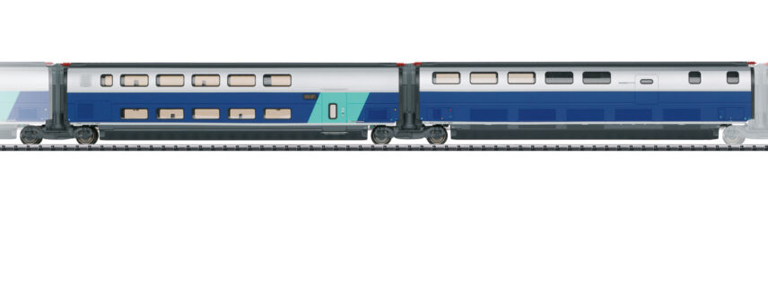 Trix 23489  Add-on car set 3 for the TGV Euroduplex