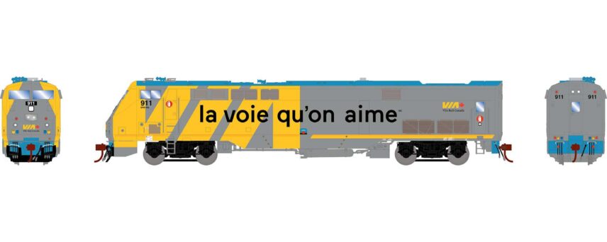 Athearn Genesis 81232   P42DC Locomotive, VIA, Love the Way #911