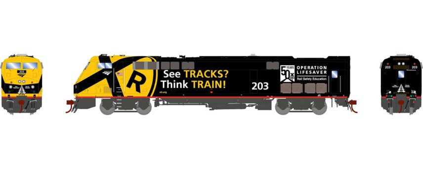 Athearn Genesis 81337   P42DC Locomotive, Amtrak, Operation Lifesaver #203 (DCC/Sound)