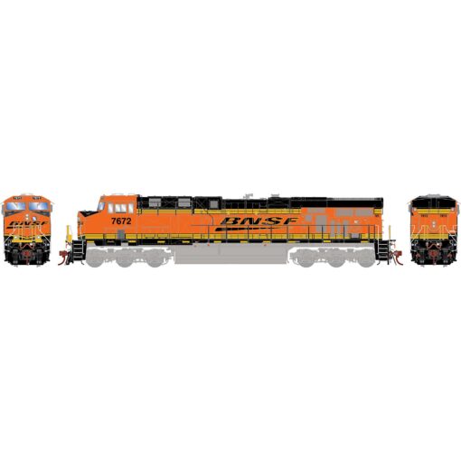 Athearn Genesis 83199   ES44DC Locomotive, BNSF #7672 (DCC/Sound)