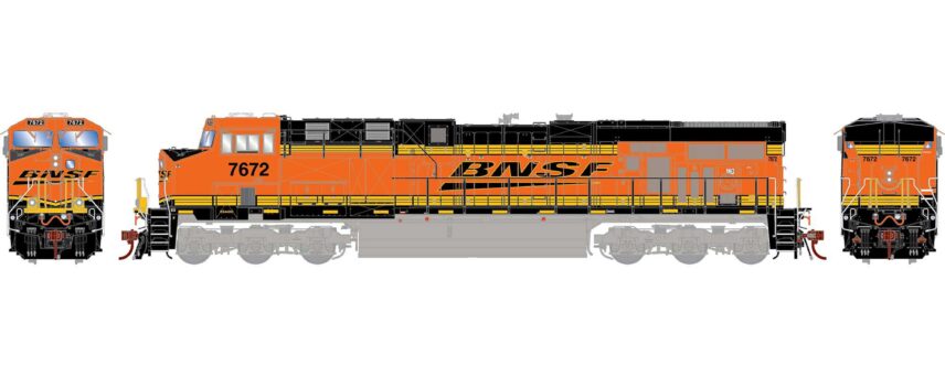 Athearn Genesis 83099   ES44DC Locomotive, BNSF #7672