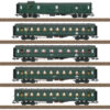Trix 23388  “Hechtwagen” express train passenger car set, DRB